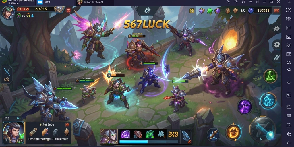 Screenshot gameplay menarik dari 567LUCK menampilkan strategi dan aksi.