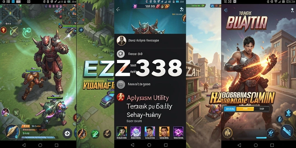 Screenshot EZ338 menampilkan tampilan aplikasi Utility yang user-friendly.