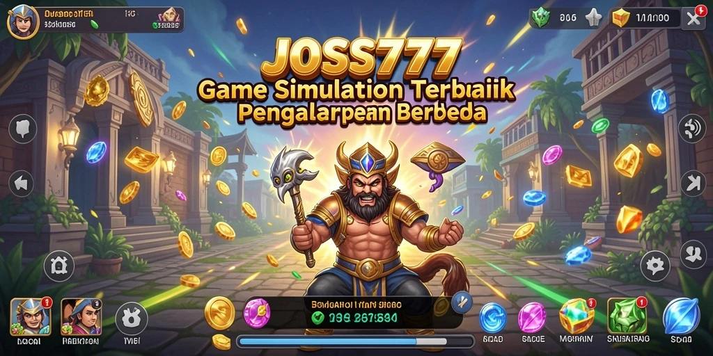 Tangkapan layar gameplay JOSS777 yang menampilkan grafik dan interaksi yang menarik.