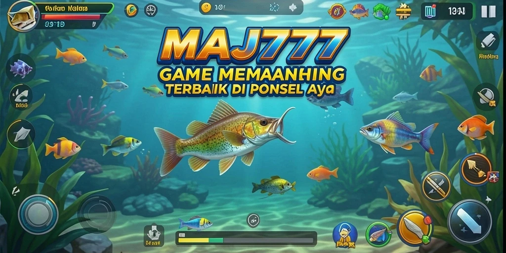 Screenshot gameplay <strong>MAJ777</strong> menunjukkan keseruan dalam menangkap ikan.
