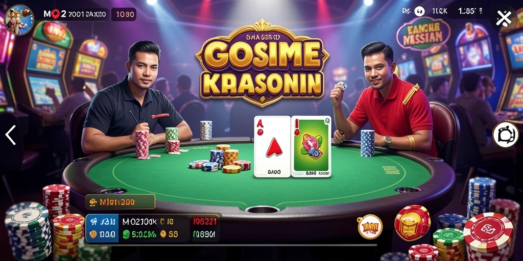 Screenshot gameplay MPO2121 menampilkan suasana kasino yang mengasyikkan.