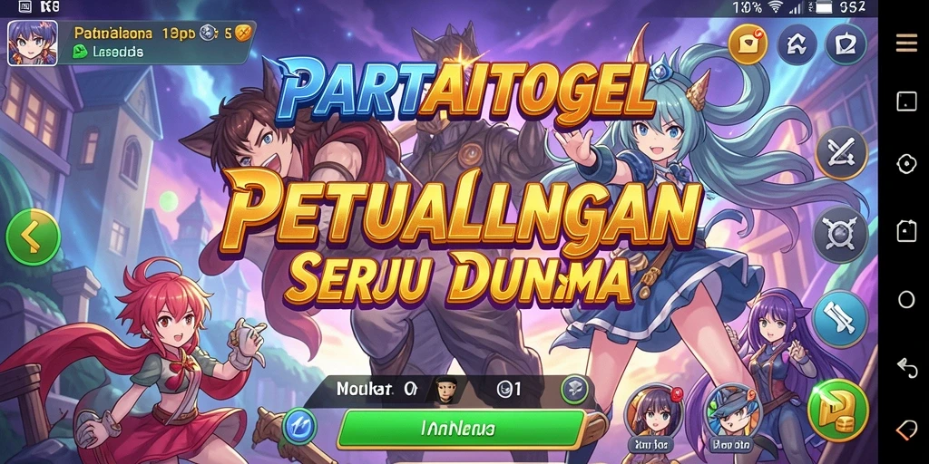 Tangkapan layar menampilkan karakter anime dalam aksi petualangan mendebarkan.