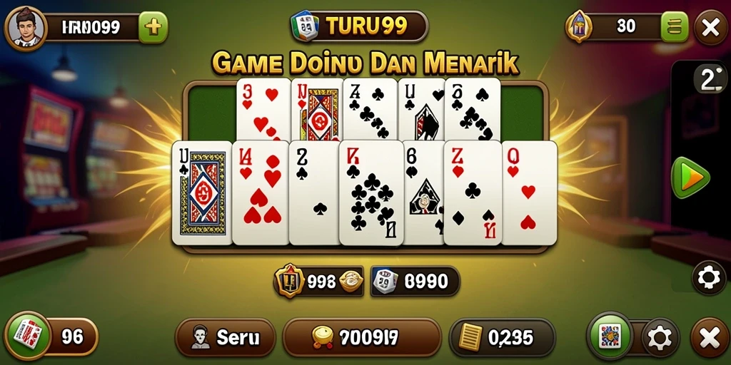 Tampilan gameplay TURU99 yang seru dan interaktif.